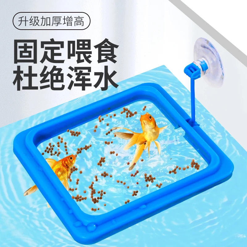 鱼缸投食圈喂食器鱼儿鱼食鱼粮喂食圈丰年虾投喂圈喂鱼利器防飘散
