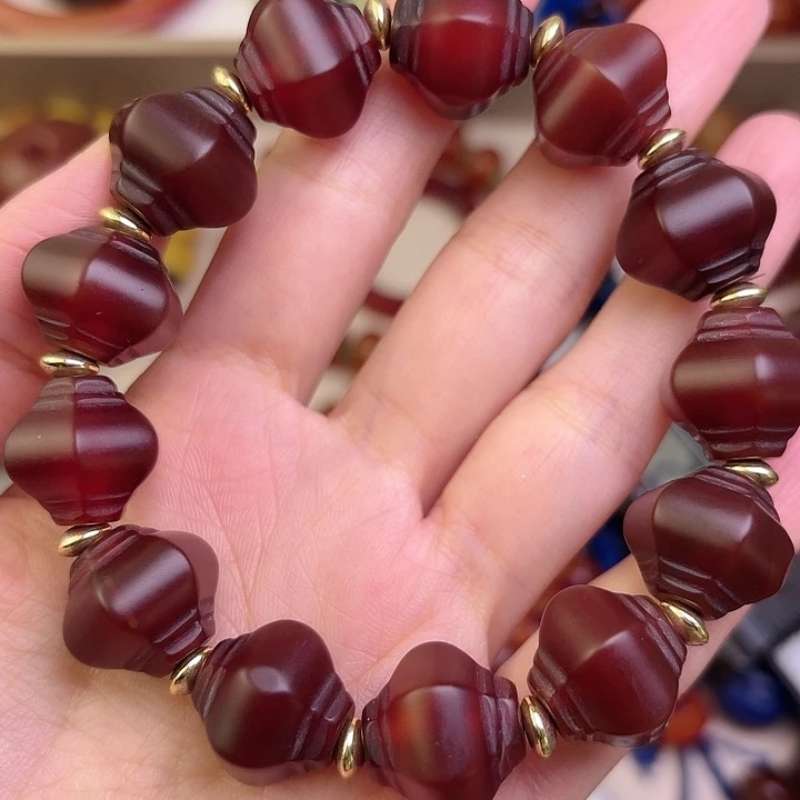 玛瑙/玉髓颈饰未镶嵌༒****