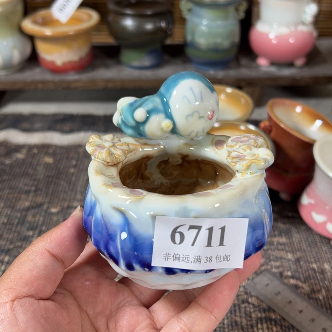 口5 手工花盆满30包邮