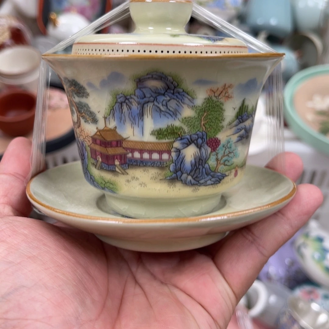 瓷片陶瓷茶具家用配件