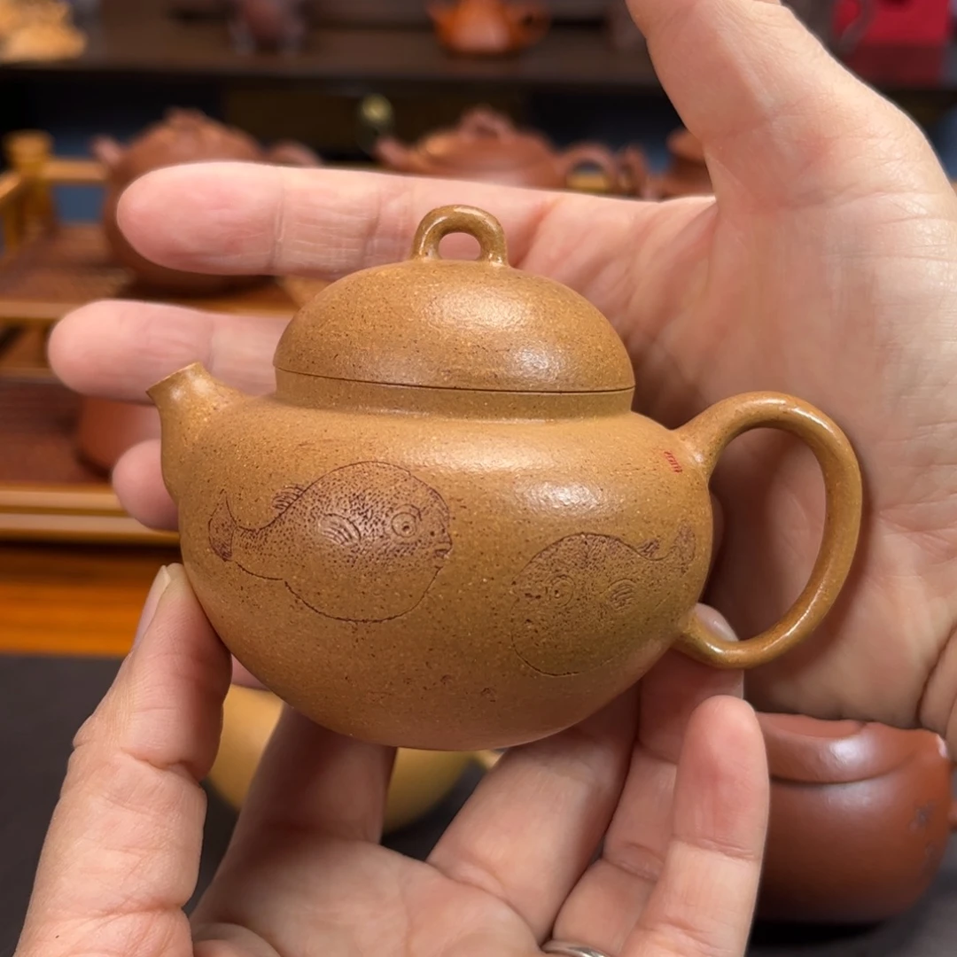 *****茶壶紫砂宜兴紫砂壶半手工制作