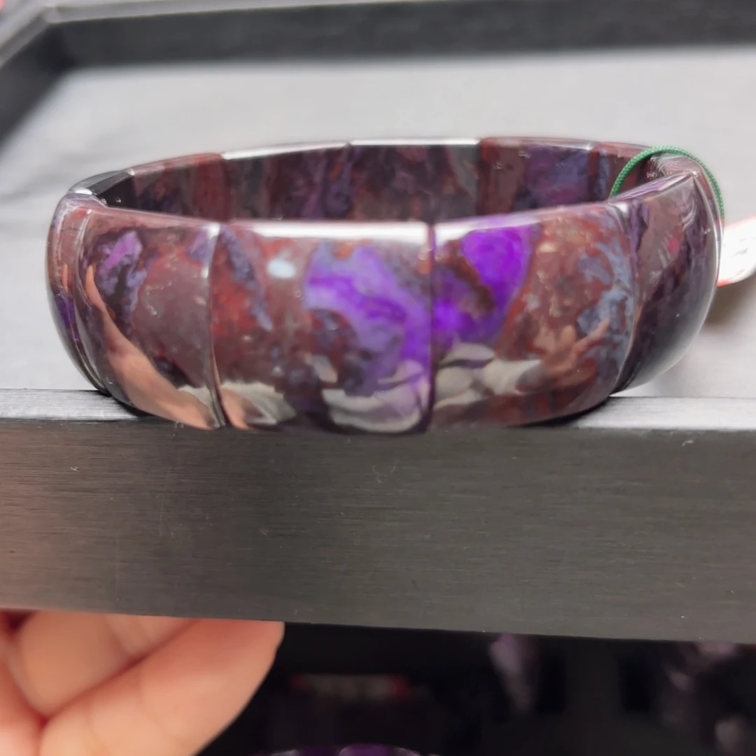 苏纪石（舒俱来）未镶嵌油画帝王紫手牌