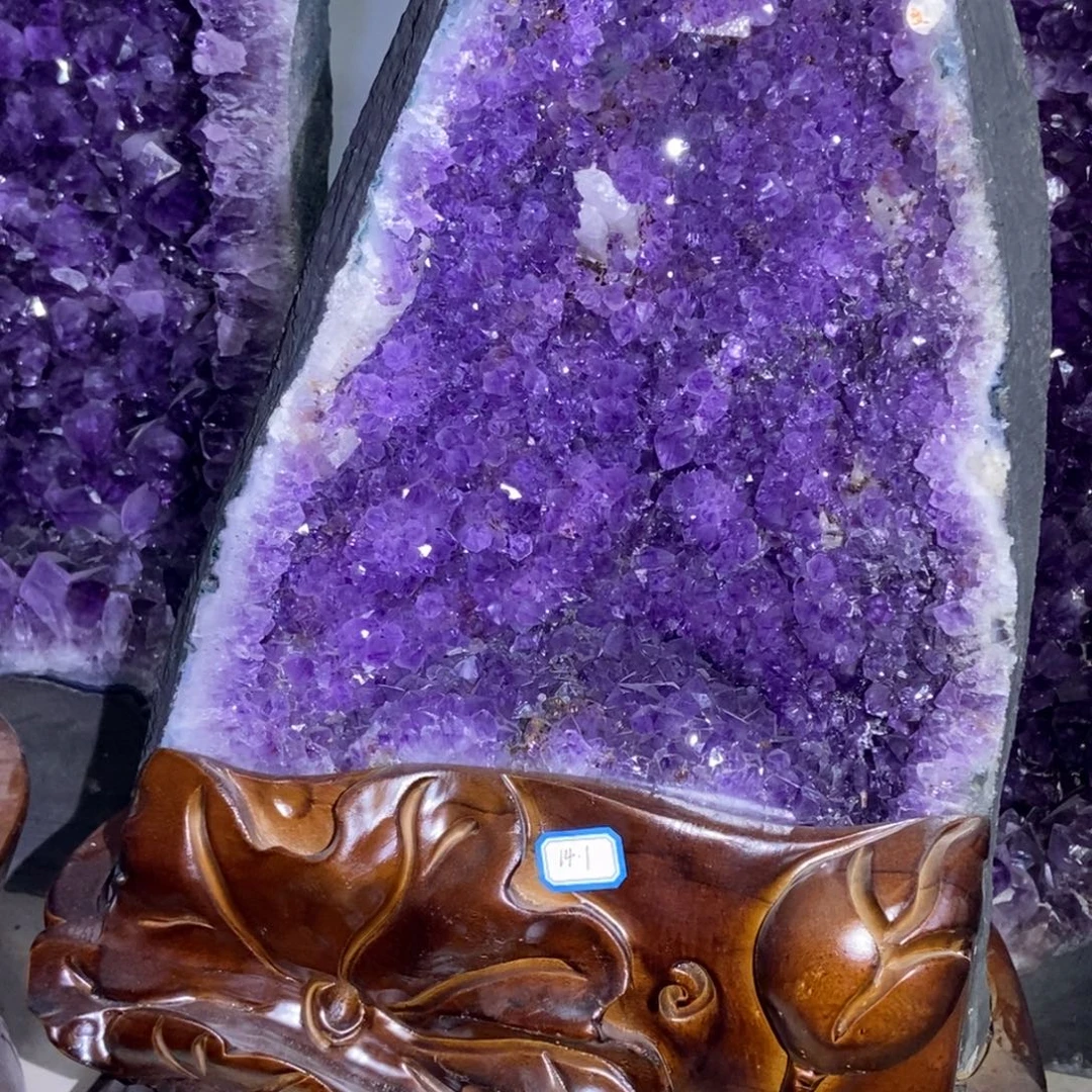 未镶嵌大型摆件（非配饰）紫晶涵涵