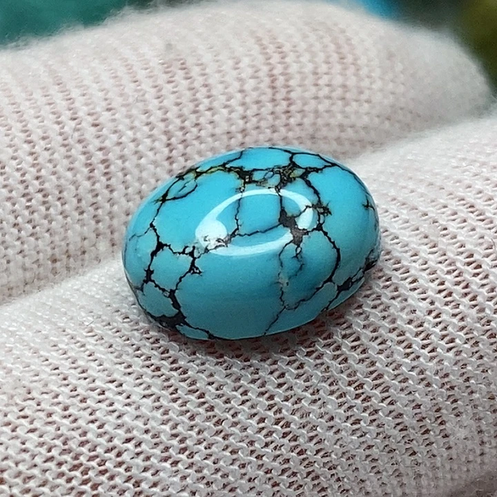 绿松石未镶嵌天然原矿 地大质检