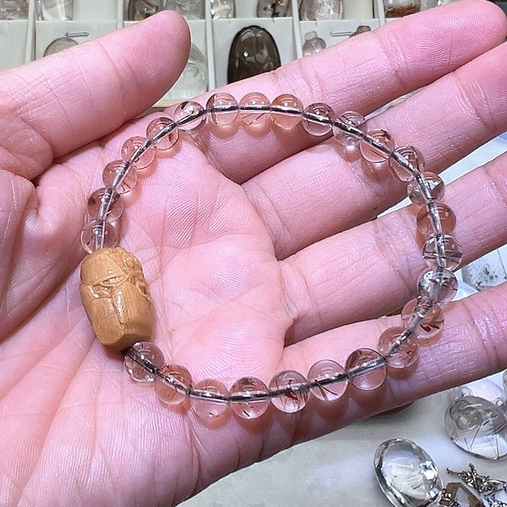 水晶手串未镶嵌冰*、