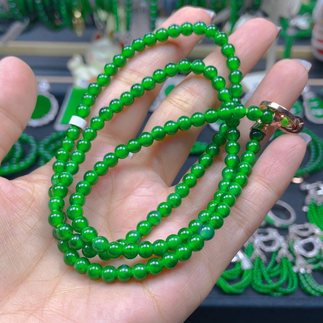 颈饰未镶嵌翡翠项链5