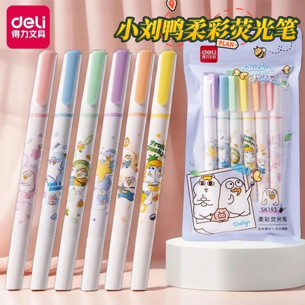 SG193  得力柔彩荧光笔马卡龙色系