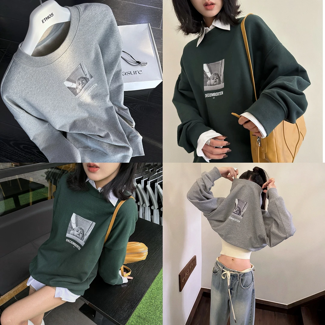 Vane | “baby的视角”人像胶片印花卫衣 男女同款