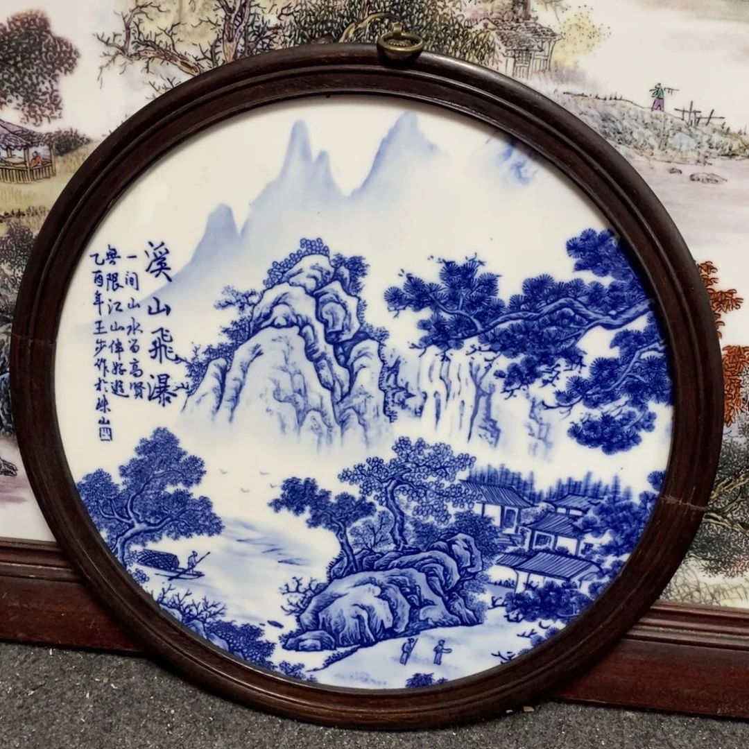 常***者瓷45*45 景德镇瓷板画柴窑烧制