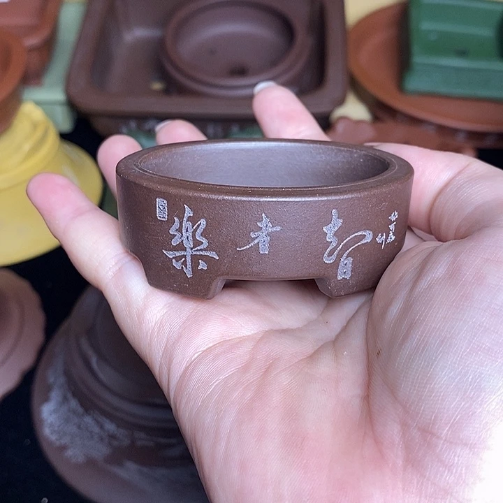 宜兴紫砂精品花盆
