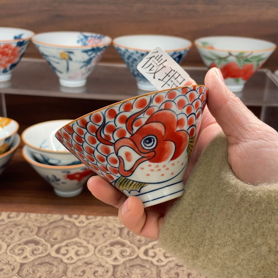 有瑕釉下彩纯手绘