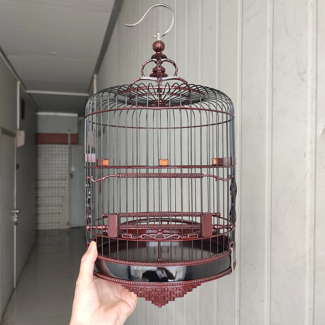 精工高档万字52/56枝24/26黑枝生漆略加高广笼小黑白仙鹟清远鸟笼