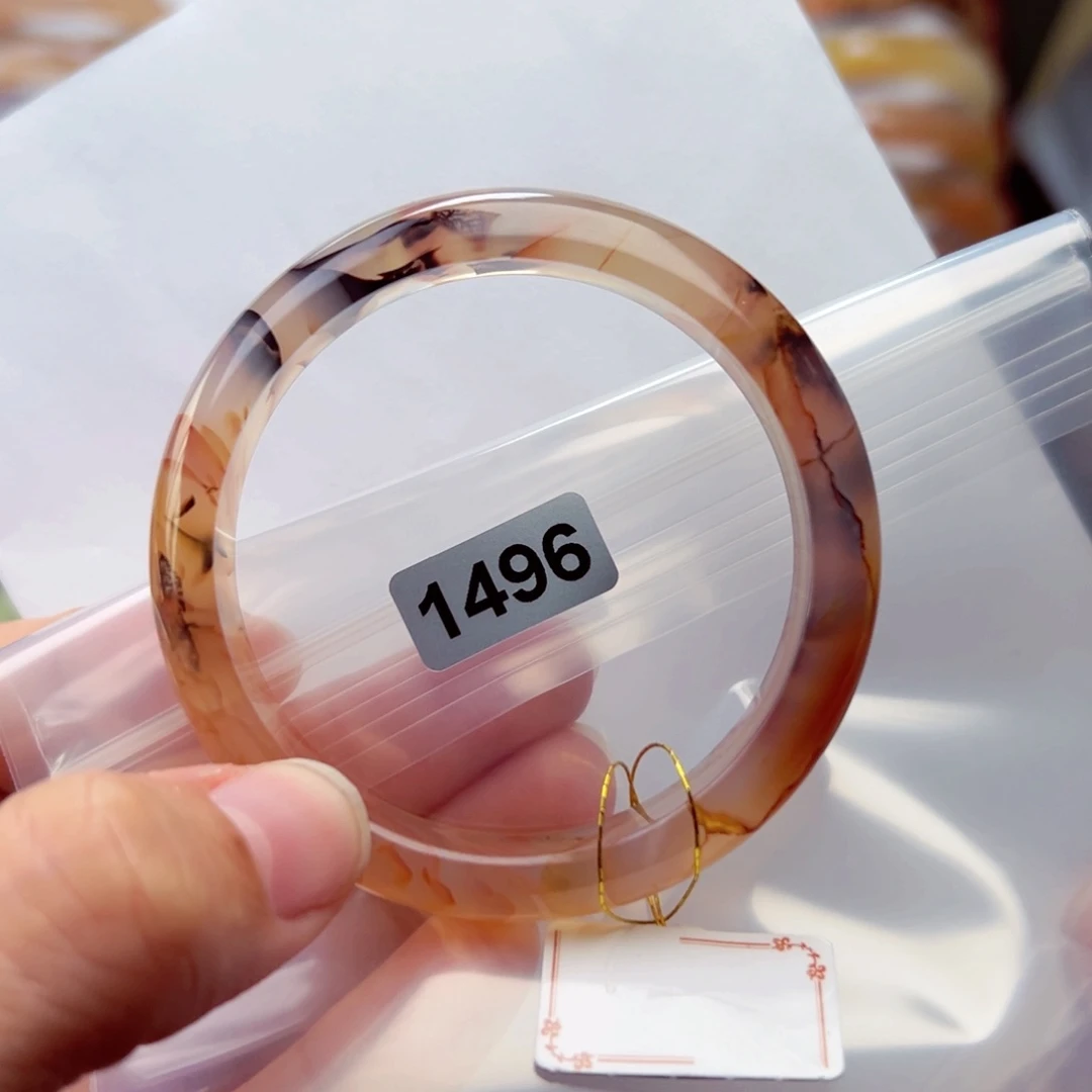 玛瑙/玉髓手镯未镶嵌新*