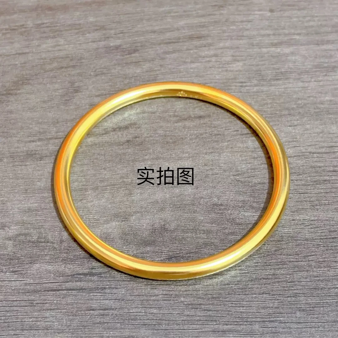 铜合金手镯 传承莲花手镯时尚百搭素圈古法