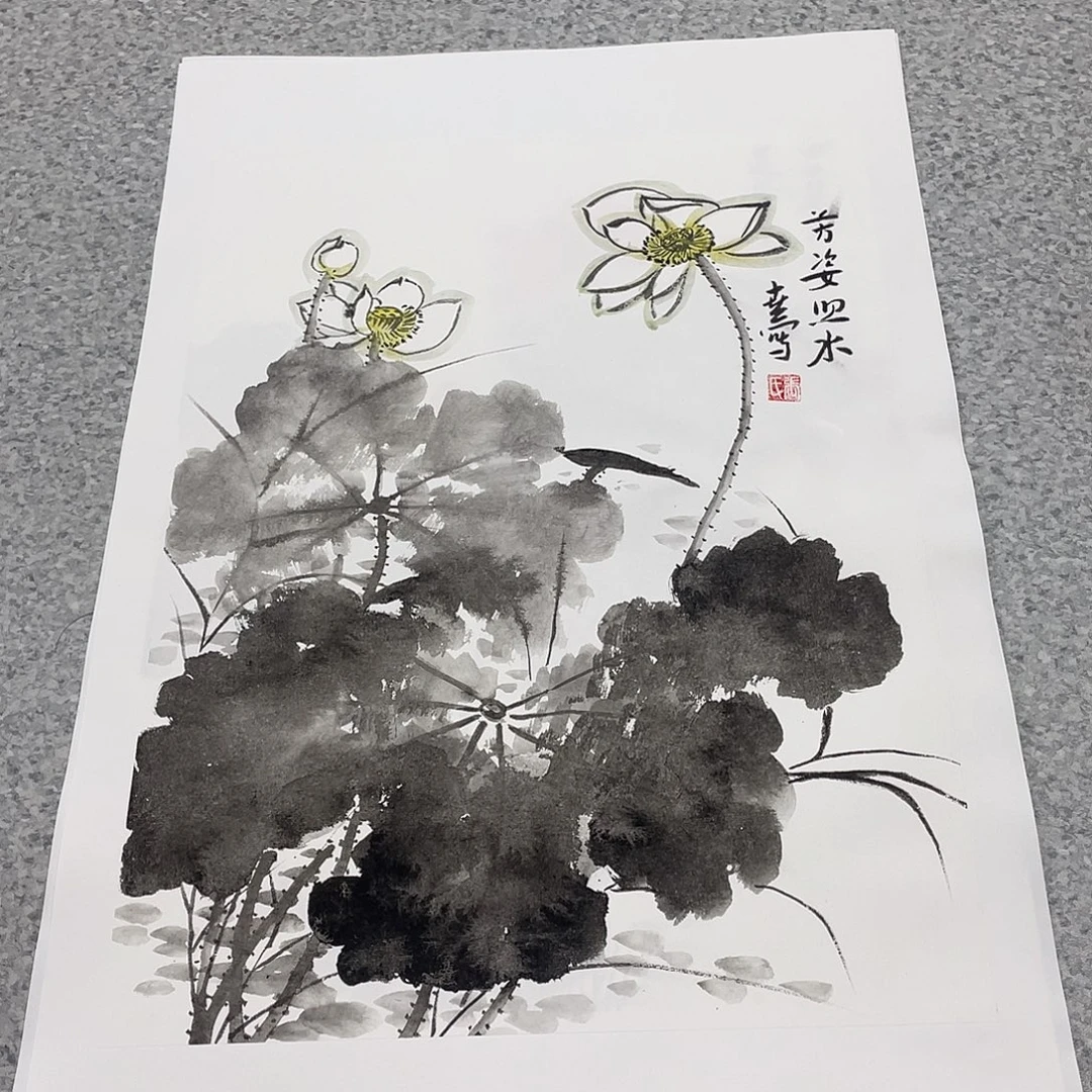 国画1.4平尺国画作品