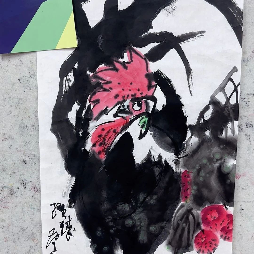 国画艺术家的作品