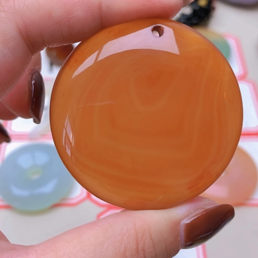 【闪购商品】未镶嵌玛瑙/玉髓珠宝半成品紫**璃