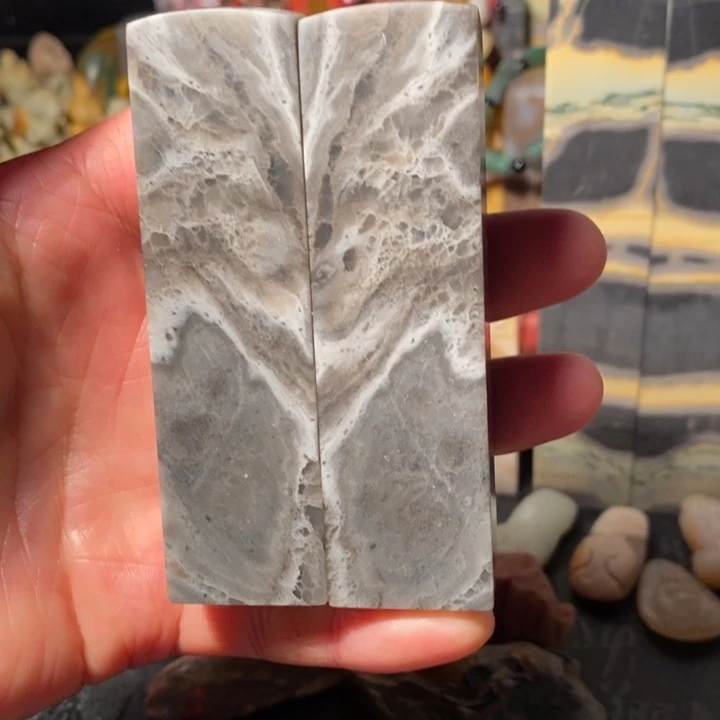 昌化鸡血石对印章