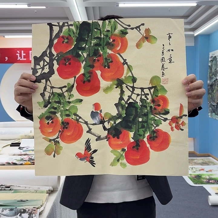 国画手绘国画作品