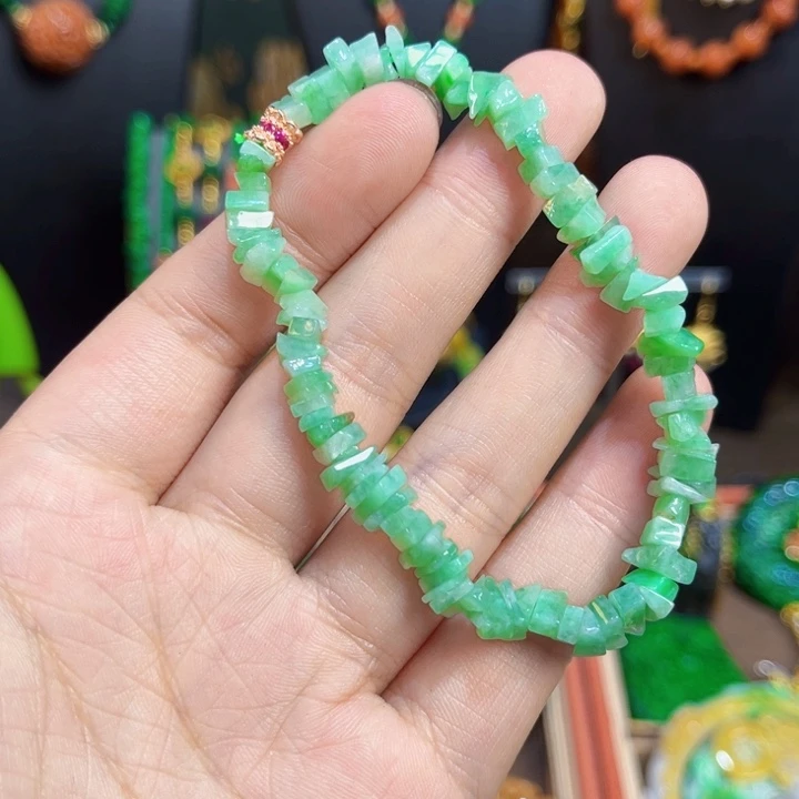 翡翠未镶嵌项链翡翠