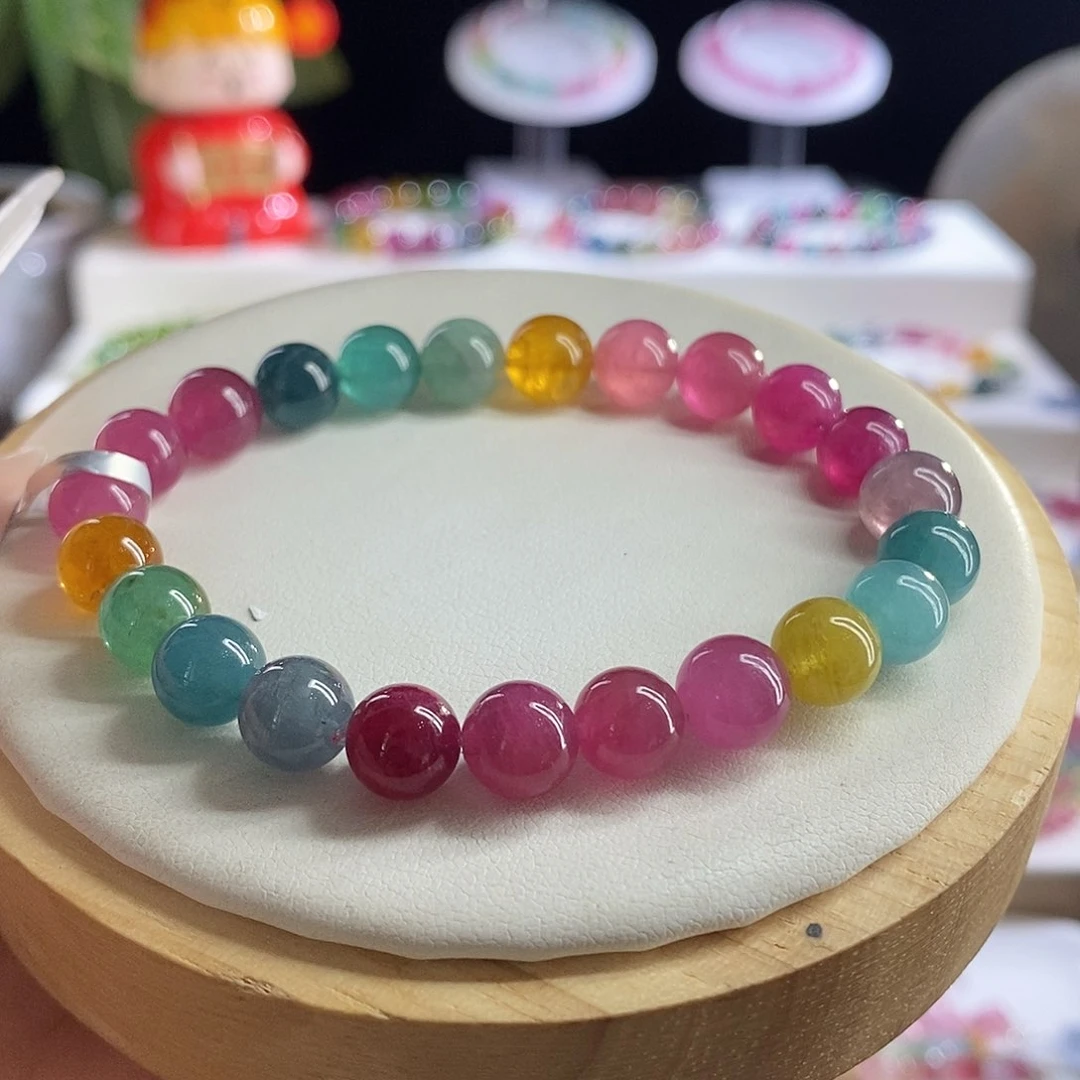 未镶嵌手链碧玺荧光