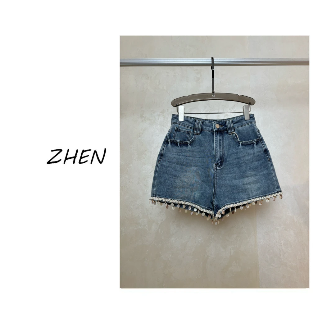 【ZHEN】25Y00126 2025新款短裤显瘦遮肉小众设计款