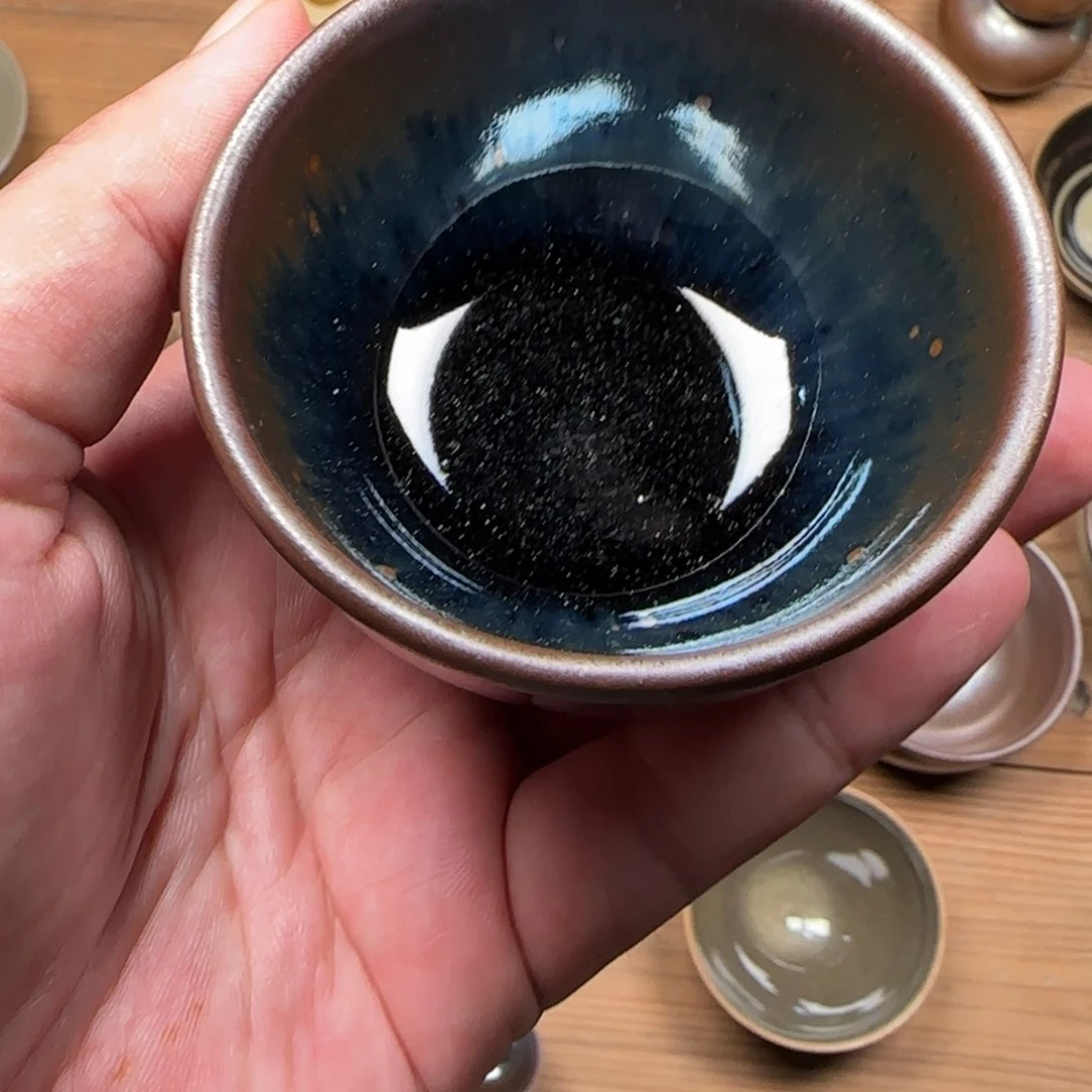 *****茶盏白丁柴窑油滴