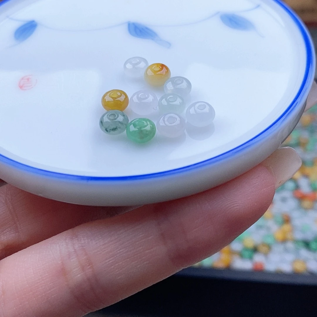 翡翠散珠鼓珠一手