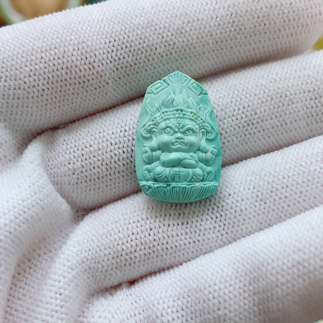 绿松石未镶嵌黑天