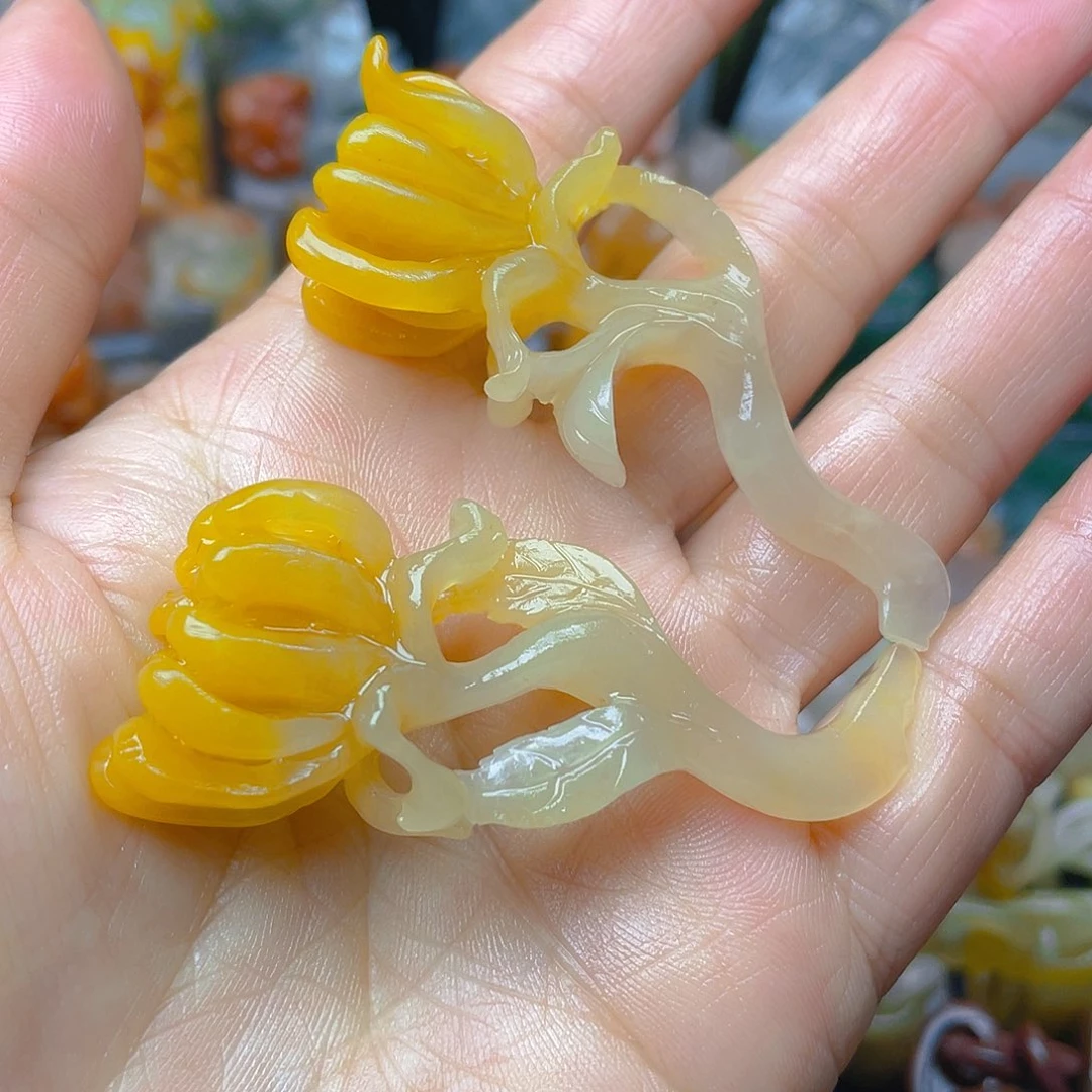 青田石印石下*茶花开富贵