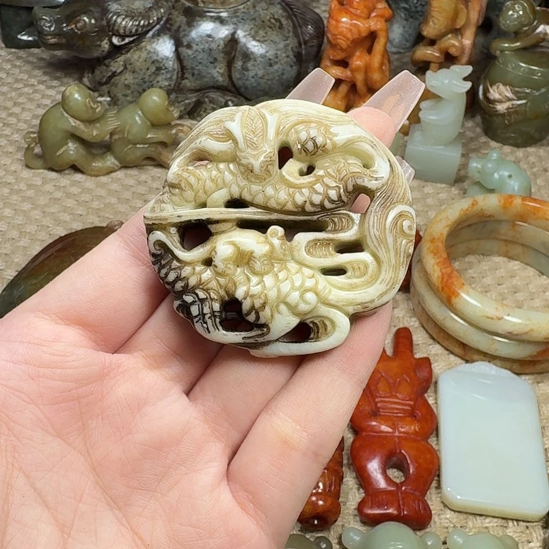 白玉菩提吊坠挂件