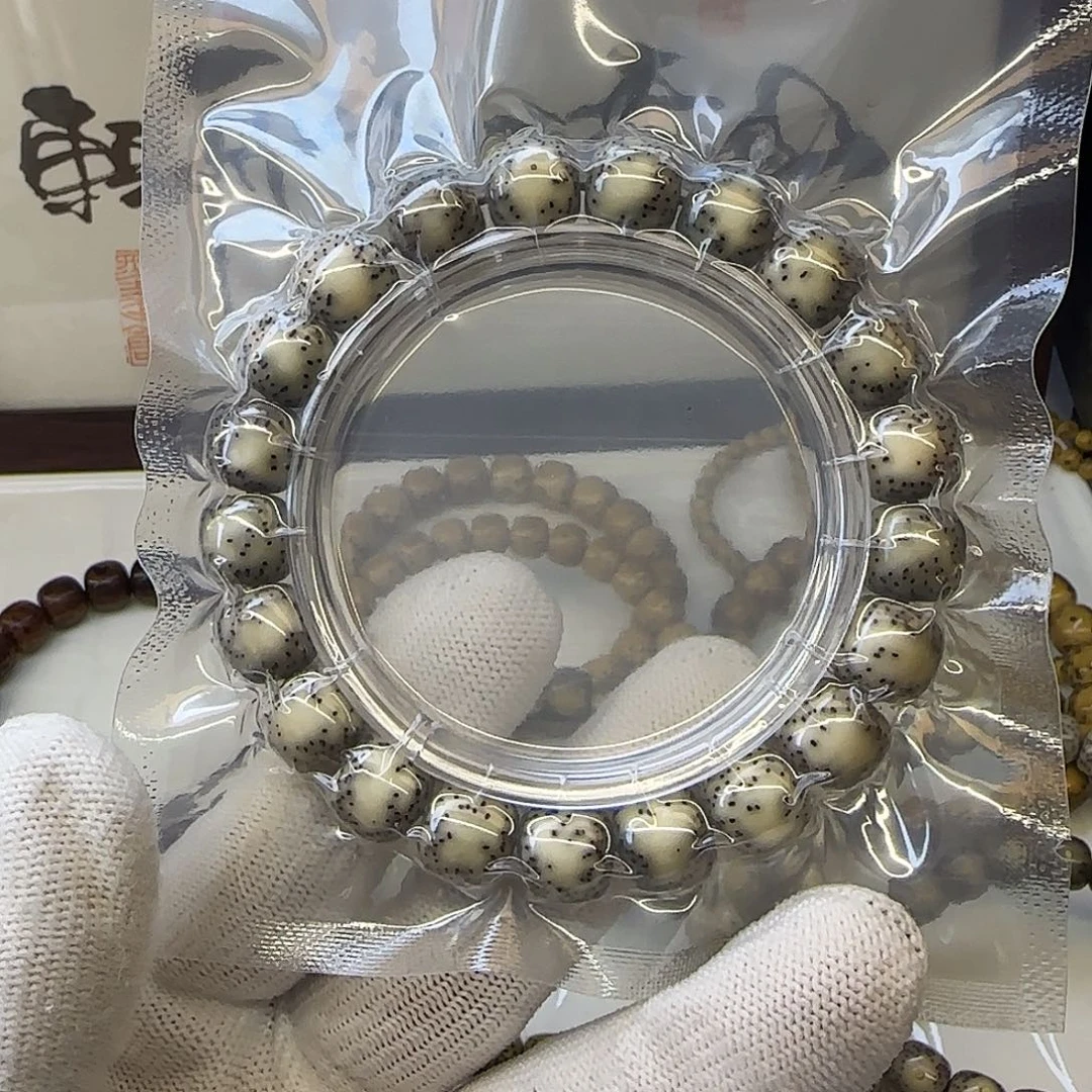 手串星月菩提卡11侧留白小细星