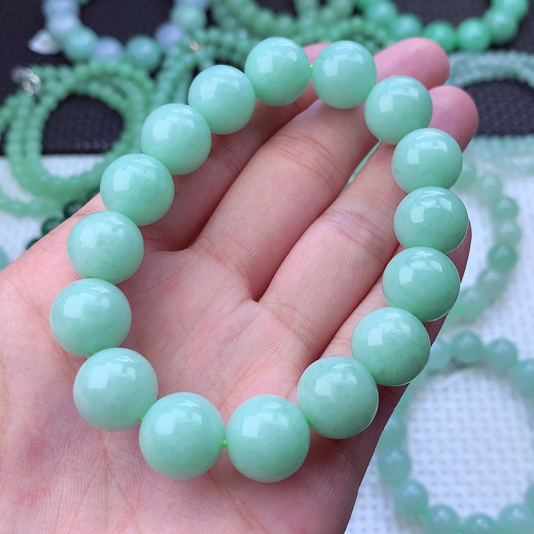 翡翠未镶嵌毛衣链