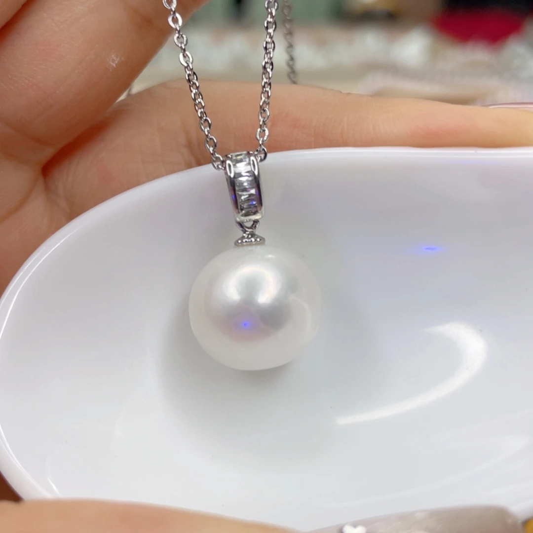 淡水珍珠未镶嵌吊坠(赠链)