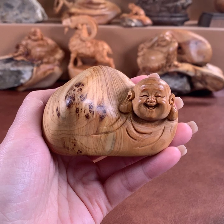 柏木（崖柏）根雕摆件