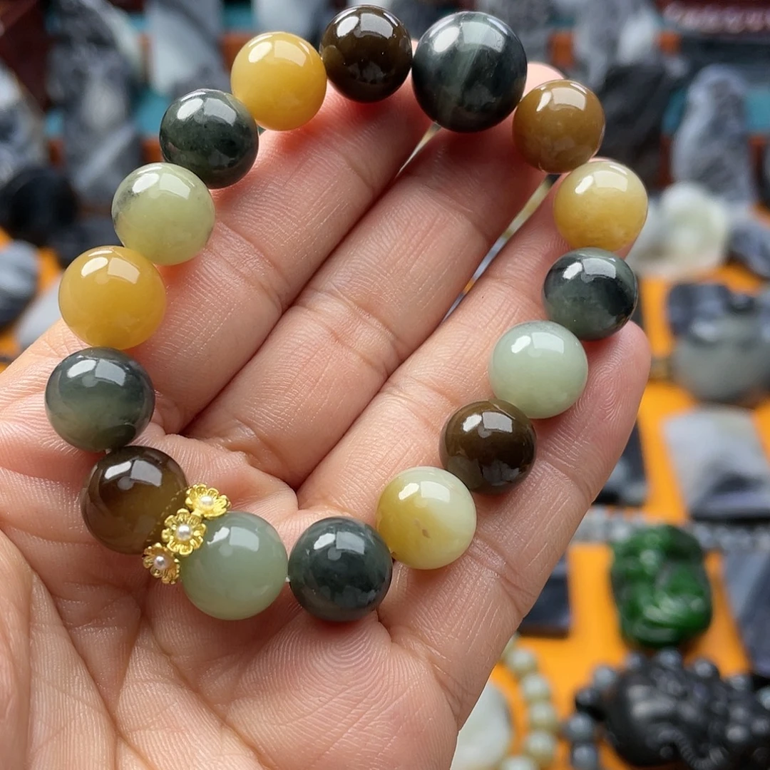 和田玉未镶嵌手串