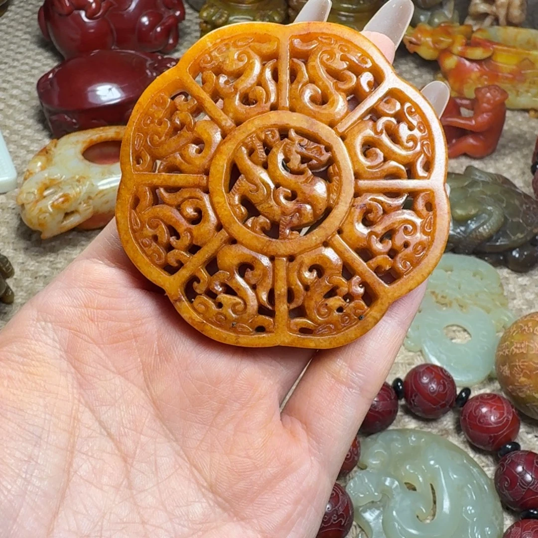 白玉菩提吊坠挂件