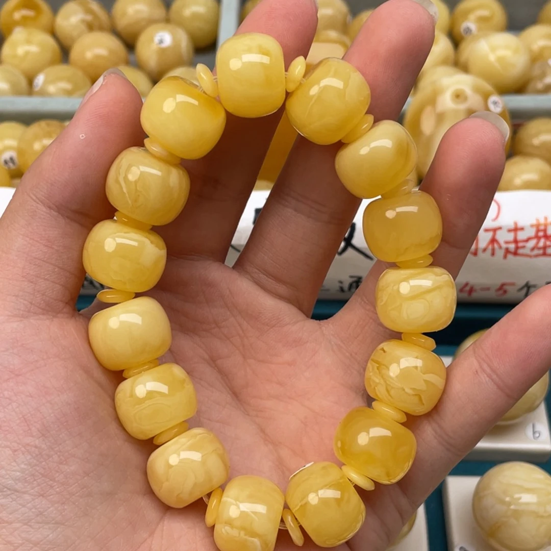 琥珀裸石未镶嵌蜜蜡15+