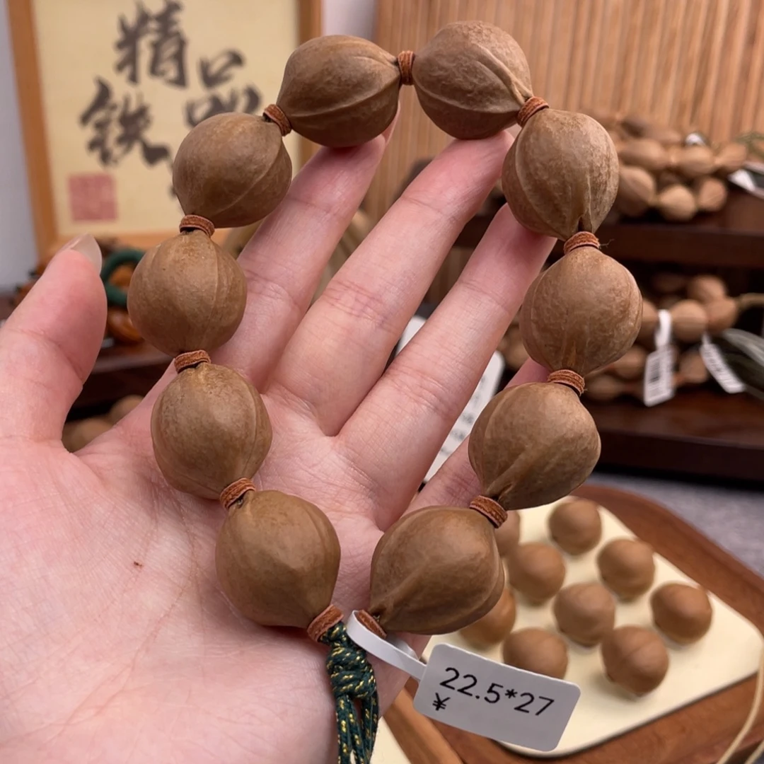 暖***树手串/手链橄榄核22.5 27梅林铁核