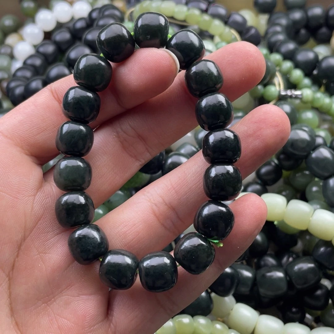 和田玉手串未镶嵌