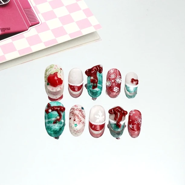 MOONSHERO/梦栖泺“圣诞绮梦”手工私人高级定制穿戴甲