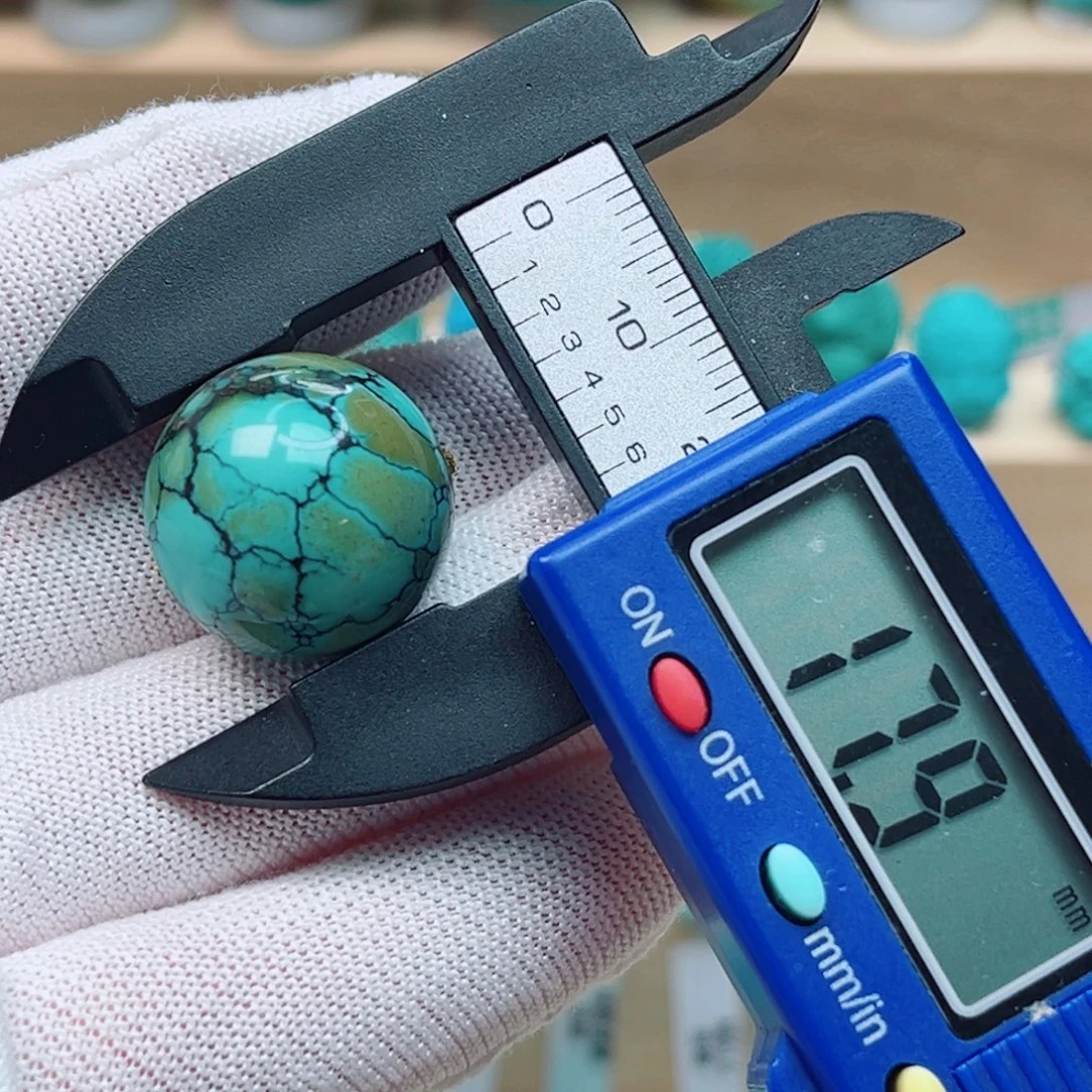 绿松石未镶嵌圆珠