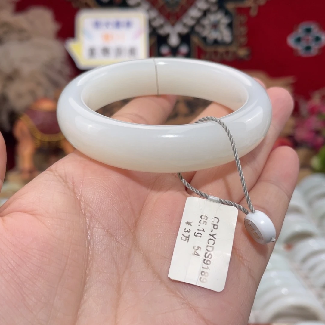 未镶嵌手镯和田玉天然和田玉手镯