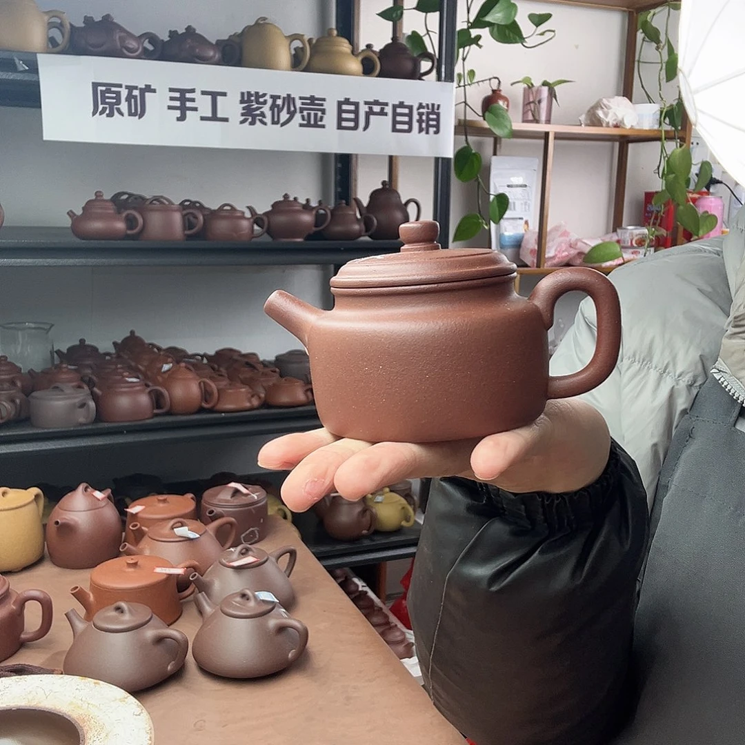 紫砂茶壶中槽清德钟壶