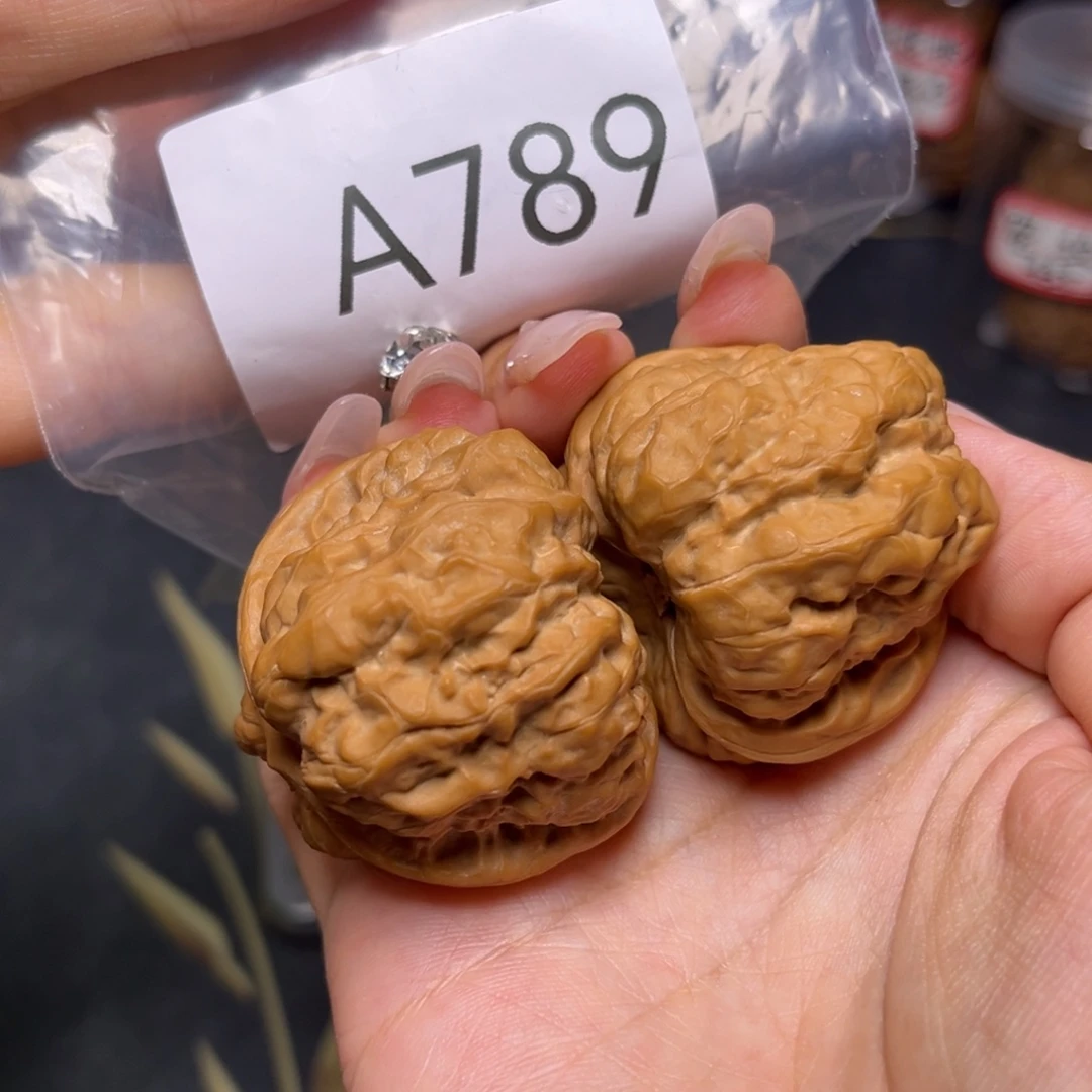 吊坠文玩核桃蛤蟆头肚子45边41.5