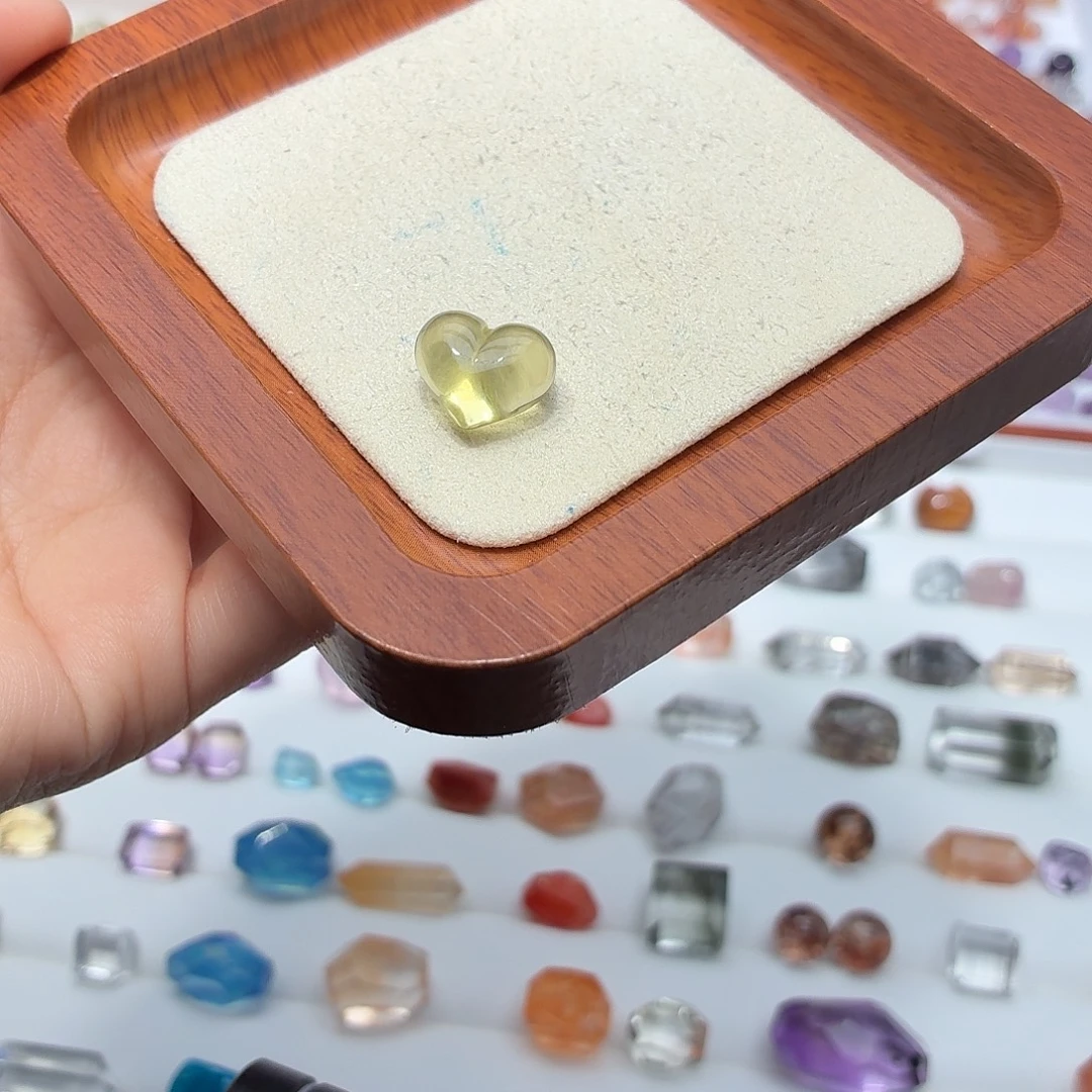 水晶银S925镶嵌珠宝半成品黄水屁桃打孔定制不退换