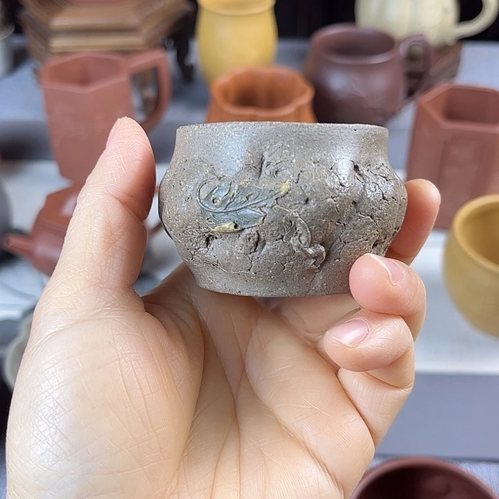 Q***度紫砂茶杯全手主人杯容量60毫升