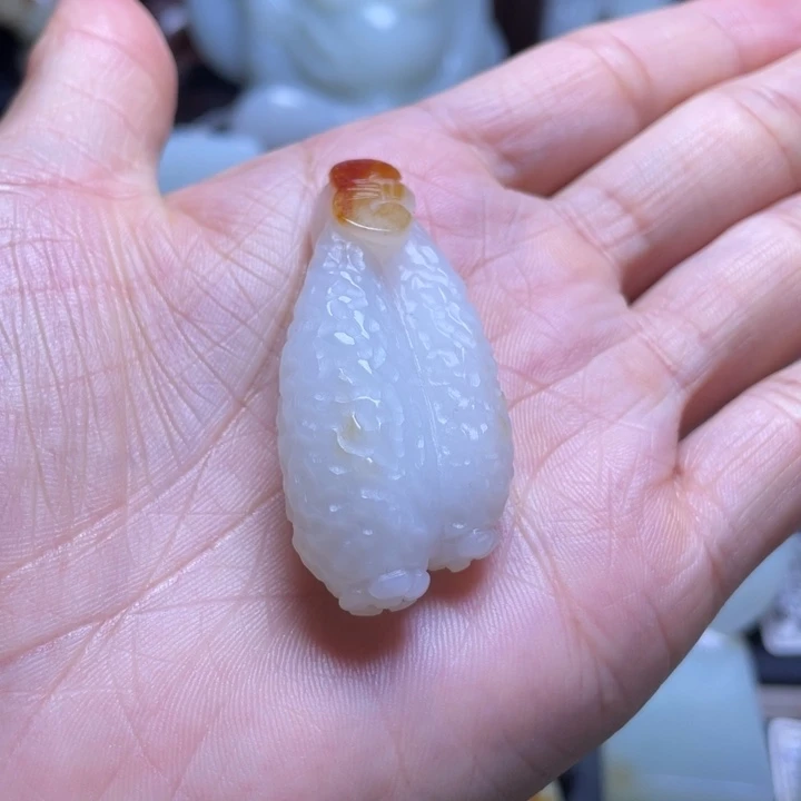 和田玉未镶嵌吊坠(不含链)