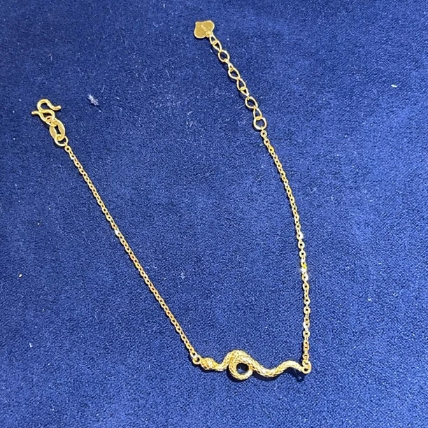 足金手链 足金999 卷卷蛇手链 B4 Y003