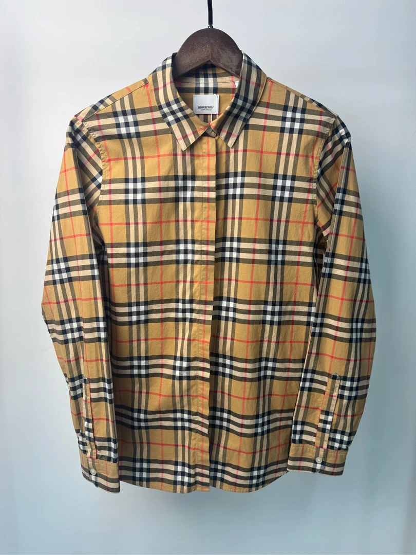 99新 BURBERRY/博柏利 格纹衬衫/UK10/253305